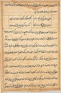 Page from Tales of a Parrot (Tuti-nama): text page by Unknown Artist