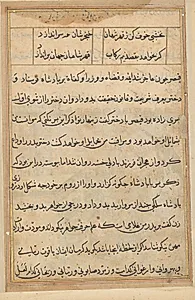 Page from Tales of a Parrot (Tuti-nama): text page by Unknown Artist