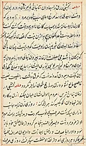 Page from Tales of a Parrot (Tuti-nama): text page by Unknown Artist