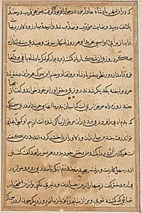 Page from Tales of a Parrot (Tuti-nama): text page by Unknown Artist