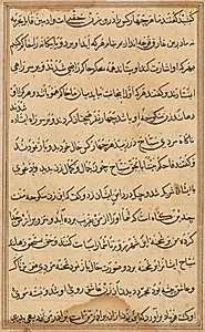 Page from Tales of a Parrot (Tuti-nama): text page by Unknown Artist
