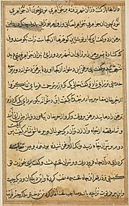 Page from Tales of a Parrot (Tuti-nama): text page by Unknown Artist