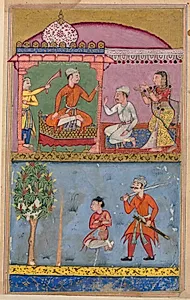 Page from Tales of a Parrot (Tuti-nama): text page by Unknown Artist