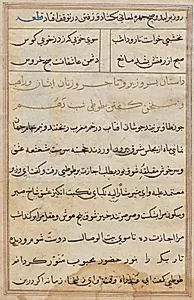 Page from Tales of a Parrot (Tuti-nama): text page by Unknown Artist
