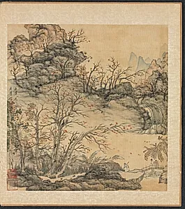 Paintings after Ancient Masters: Autumn Landscape by Chen Hongshou (Chinese, 1598/99–1652)