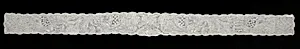 Pair of Bobbin Lace (Valenciennes) Lappets by Unknown Artist