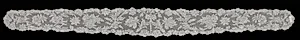 Pair of Bobbin Lace (Valenciennes) Lappets (joined) by Unknown Artist