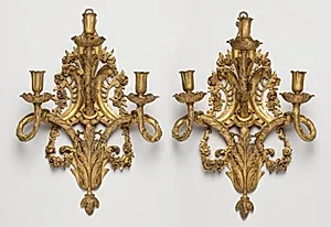 Pair of Candle Brackets by Unknown Artist