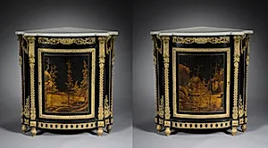 Pair of Corner Cabinets