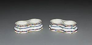 Pair of Double Salt Dishes (Paire de salières)