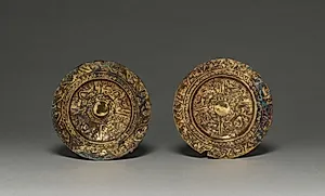 Pair of Ear Ornaments by Unknown Artist
