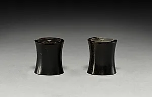 Pair of Ear Ornaments by Unknown Artist