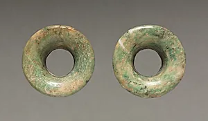 Pair of Ear Ornaments by Unknown Artist