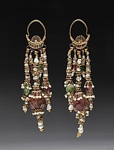 Pair of Earrings by Unknown Artist