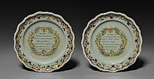 Pair of Plates by Unknown Artist