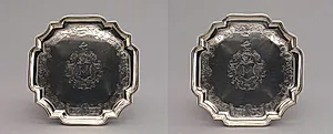 Pair of Salvers