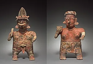 Pair of Standing Figures by Unknown Artist