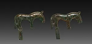 Pair of Wild Horses by Unknown Artist