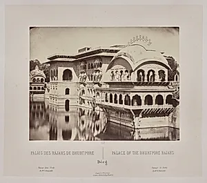 Palace of the Bhurtpore Rajahs, Dëeg by Louis-Théophile Marie Rousselet (French, 1845–1929)