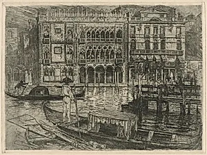 Palazzo ca d'Oro by Frank Duveneck (American, 1848–1919)