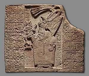 Panel with Royal Woman by K’in Lakam Chahk