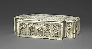 Panels from a Box by Unknown Artist