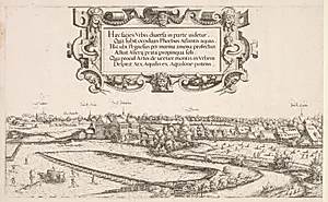Panoramic View of Nuremberg:  Left Portion