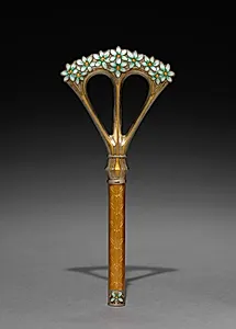 Parasol Handle by Jacob Tostrup (Norwegian, 1806–1890)