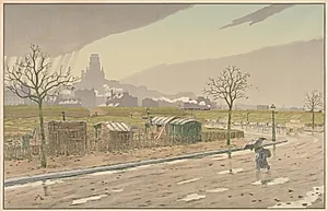 Parisian Landscapes: The Fortifications by Henri Rivière (French, 1864–1951)