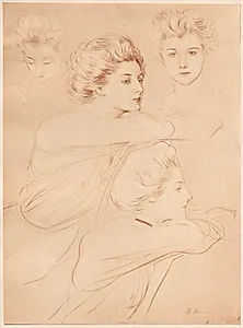Parisienne by Paul César Helleu (French, 1859–1927)