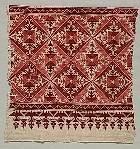 Part of a Bed Curtain or Pillow Case by Unknown Artist