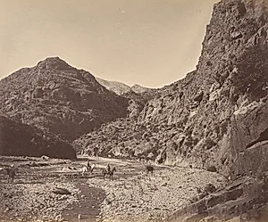 Pass Near Ali Musjid, Showing Tortang by John Burke (Irish, 1845–1915)