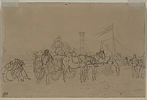 Passengers for Rhine Steamer (verso)