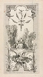 Pastoral, Arabesque by Louis Crépy (French)