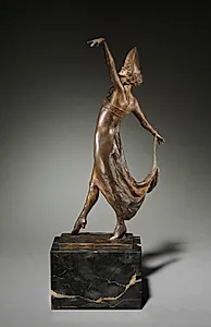 Pavlova Dancing the Gavotte by Malvina Hoffman (American, 1887–1966)
