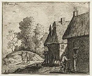 Peasant Talking to a Woman by David Teniers (Flemish, 1610–1690)