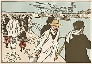 Pêcheurs à la Ligne by Charles Huard (French, 1874–1965)