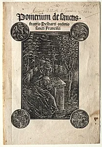 Pelbart of Temesvar Studying in a Garden by Johann Otmar(?)