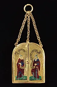 Pendant Triptych with an Onyx Cameo of the Nativity by Unknown Artist