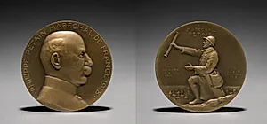 Petain Medal by Èmile Séraphin Vernier (French, 1852–1927)