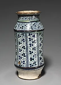Pharmacy Jar (Albarello) by Unknown Artist