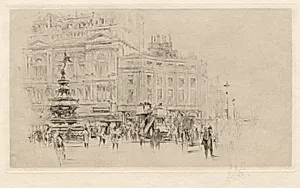 Picadilly Circus by William Walcot (British, 1874–1943)