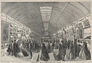 Picture Gallery of the Fair, Fourteenth Street Building by Winslow Homer (American, 1836–1910)