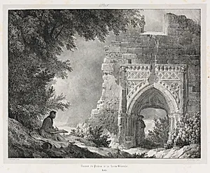 Picturesque and Romantic Journeys in Old France: Ruins of the Palace of the White Queen