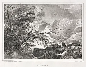 Picturesque Views of Scotland: Brackline by Richard Parkes Bonington (British, 1802–1828)