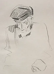 Pierre Auguste Renoir by Jean Louis Forain (French, 1852–1931)