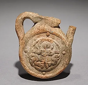 Pilgrim's Flask with Saint Menas by Unknown Artist