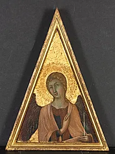 Pinnacle with Angel by Niccolò di Segna (Italian)