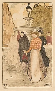 Place Saint Georges by Maurice Delcourt (French, 1877–1917)