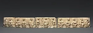 Plaque from a Portable Altar: Christ and the Apostles by Unknown Artist